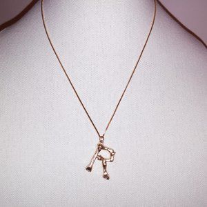 3/$30 "R" Initial Necklace Brand New Gold  20" Length Chain Brand New  *Bundle t